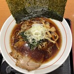 粉の蔵 - 友部黒醤油ラーメン 850円