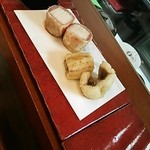 2014・10　山芋ベーコン、アナゴ