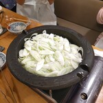 のぶ庵 - 鴨脂漬けのネギ