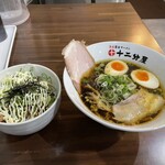 十二分屋 - 料理写真:味玉　濃厚熟成醬油ラーメン　Aセット　豚丼