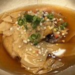 あじふらい てしお - あじ竜田揚げの湯葉あんかけ