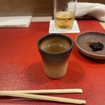 料理 むら上 - お口直しのお茶