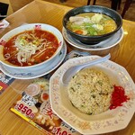おおぎやラーメン　 - 料理写真:集合(∩❛ڡ❛∩)