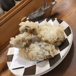 酒呑蕎食〆タグル - 牡蠣天ぷら