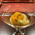銀座うち山 - 雲丹出汁そうめん