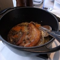 Benoit Alain Ducasse - 豚胸肉のローストとレンズ豆のマスタード風味①