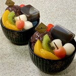 シェ・アオタニ - 7月にはあんみつを（※自宅撮影）