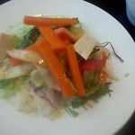 カーン・ケバブ・ビリヤニ - カーンケバブビリヤニ　サラダ