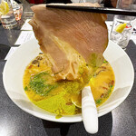 Japanese Soba Noodles 蔦 - 抹茶マスタードソースを合わせた豚肩ロース