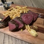 miobyDoTS - 比婆牛ランプ肉の厚切りステーキ