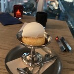 miobyDoTS - 自家製プリン　ミルクジェラートのせ