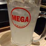 鳥貴族 - メガレモンサワー