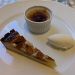 ｉｄｅｅ - 柿のタルト、クリームチーズのアイス