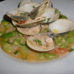 アカツキ - 旬のハマグリと空豆の食べるスープ！！