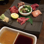 ココロ - 近江しゃも刺身2014.12