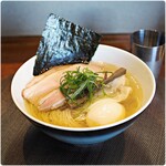 千茶屋 - 特製塩らーめん 1600円