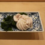 Sushi Shunsuke Asagaya - Soft Roe (Cod) and Three Times Vinegar Seaweed