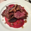 Bar Espanol LA BODEGA - 牛肉と紀の里産しいたけのグリル ビーツと赤ワインのソース