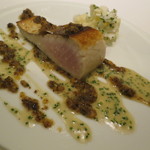 カンテサンス - 徳島県鳴門の鰆、ジロル茸と蕗の薹2