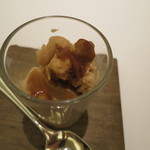 カンテサンス - 和栗のソルベ1