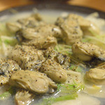 太鼓判亭 - 2014/12/22：牡蠣の酒蒸し