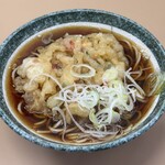 立喰そば かしやま - かき揚げ天そば