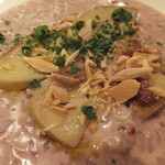 ワインレストラン ドミナス - フォアグラの赤ワインリゾット