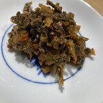 煮干しのビリー - 自家製辛子高菜 100円