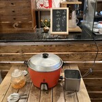 ツムグカフェ  - 朝食タイムの名残りのお粥