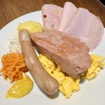 ドイツ国家認定食肉加工マイスターの店 AkitaHam. - ランチセットの盛り合わせ
