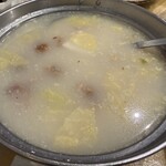 北京ダック専門店 中国茶房8 - 北京ダックに含むの身のスープ