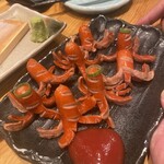 酒場　角のうぐいす 春吉本店 - 赤ウインナー