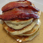 KOKO HEAD Cafe - Pancakes with BACON