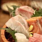 越後屋 壱之助 - お刺身五種盛り合わせ