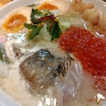 麺家 たけ田 - 真鱈と地鶏の濃厚らーめん〜白子ぞえ〜とスペシャルトッピングアップ