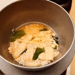 食べるお宿 浜の湯 - 鮭釜飯、炊く前