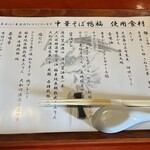 中華そば 鴨福 - 