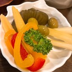 クライネヒュッテ - ピクルス盛り合わせ
