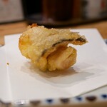立呑み 魚椿 - こはだ新生姜巻き天