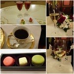 綱町三井倶楽部 - 2014食前酒とカナッペ/シャンパン/ワイン/食後のコーヒーとお持ち帰りもできる小菓子