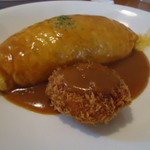 （2014/12）Cセット
          ● オムライス● コロッケ