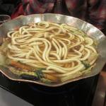 三佳屋 - 金胡麻練りこみうどん♪