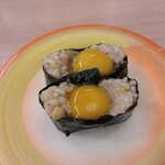 すし江戸 - うずら納豆