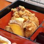 温鮮酒場 ちょんまげ - アンコウと安納芋の唐揚げ