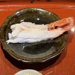 温石 - 〈焼き物①〉赤座海老の焼きしゃぶ（駿河湾産）