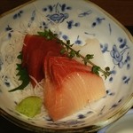 おいしい魚を食べさせる店 魚可津 - ランチの刺身<゜)#)))彡定食❤