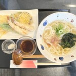 創作おうどん　遊佳 - お出汁のおうどん（天ぷら）