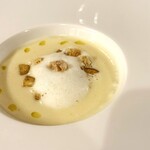 Pondichery - 【スープ】じゃか芋のスープと五郎島金時のロースト　クミンの泡