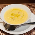 トラットリア・ラ・カパンナ - 富里とうもろこしのポタージュ