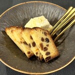 Pondichery - 【デゼール②】シェフからの差入のパウンドケーキ。